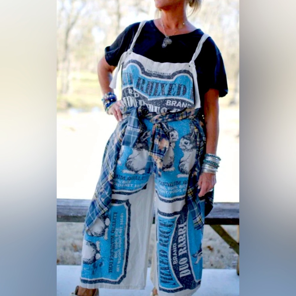 JADED GYPSY, The All Ears Gypsy Market Fresh Sak Overalls